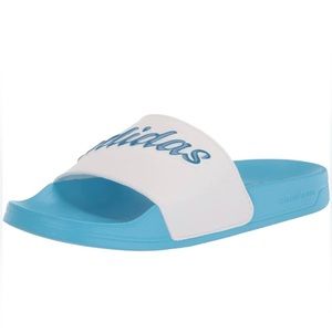 adidas Women’s Adilette Slides Sandals Quick-Drying Shower Sky Rush Sizes 5